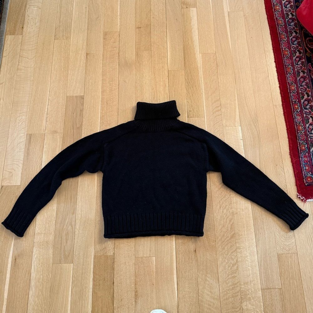 Black Turtleneck Sweater from Zara